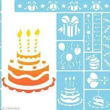 Mini Stencil Cumpleaños
