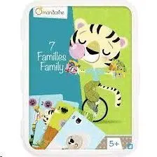 Baraja Mandarine 7 Familias Animales 5+
