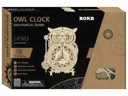 Mechanical Time Owl Clock