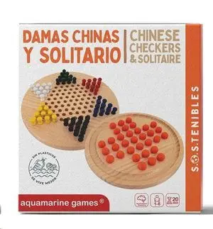 Juego Damas Chinas y Solitario