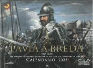Calendario 2025 de Pavia a Breda 1525 1625