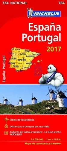 Mapa National España - Portugal
