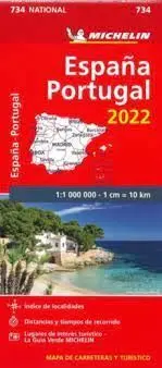 Mapa National España, Portugal Nº 734 (2022)