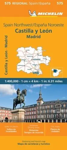 Mapa Regional España Noroeste - Castilla y Leon, M
