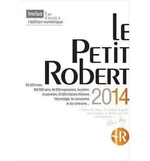 Le Petit Robert 2014
