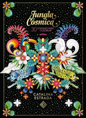 Jungla Cósmica. 30 Postales para Colorear