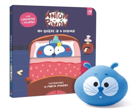 Pack Anton Piñon no Quiere Ir a Dormir + Lamparita