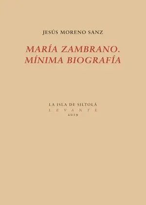 María Zambrano. Mínima Biografía