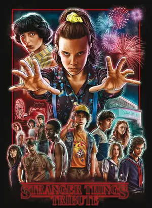 Stranger Things Tribute. (Diseño)