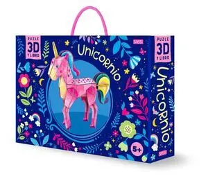 Unicornio 3D Niños+Maqueta Ed Ilustrado