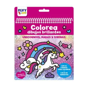 Colorea Dibujos Brillantes Unicornios