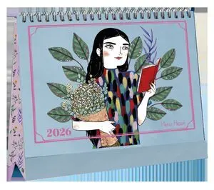 Calendario de Mesa 2026 Maria Hesse