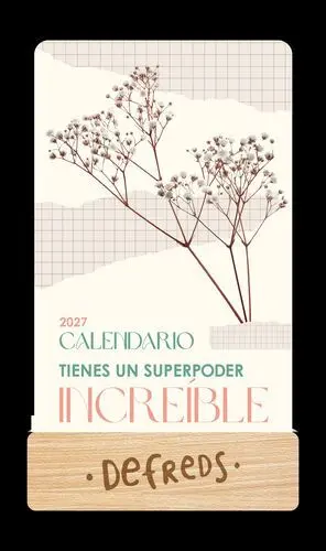 Calendario Mesa de Tarjetas 2027 - Defreds