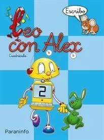 (04). Leo con Alex 2. Escritura (Cuadricula),Azul