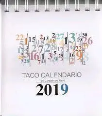 Calendario Peana 2019 Numeros