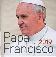 Calendario 2019 Papa Francisco con Iman