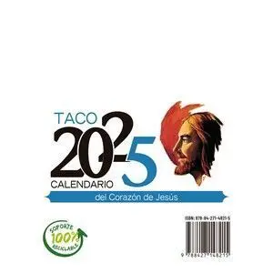 Taco 2025 Sagrado Corazon Jesus Mesa con Soporte