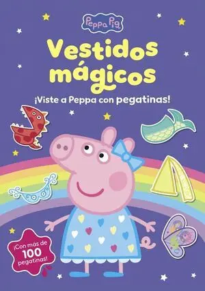 Peppa Pig Vestidos. Cuaderno Pegatinas