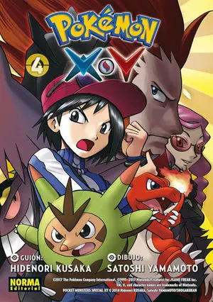 4. Pokemon X-Y. (Manga Bolsillo)