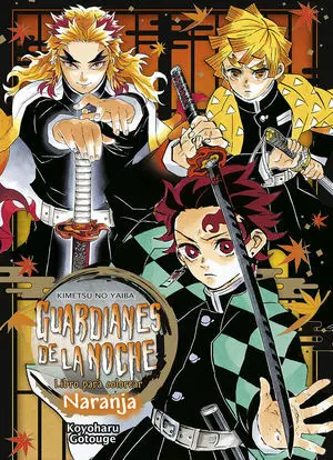 Guardianes de la Noche Libro para Colorear Naranja