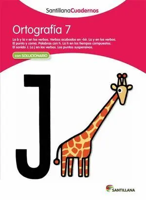Ortografía 7 Santillana Cuadernos