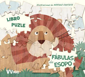 Fabulas de Esopo Libro Puzzle + 5 Años