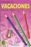 Vacaciones 6º. primaria