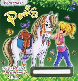 Libro Pizarra- Ponis y Princesas