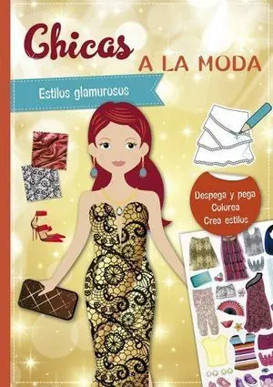 Pegatinas. Chicas a la Moda. Estilos Glamurosos