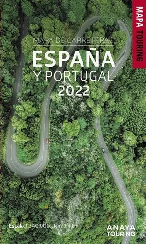 Mapa de Carreteras de España y Portugal 1:340. 000, 2022