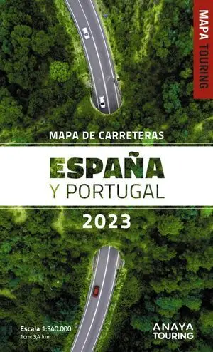 Mapa de Carreteras de España y Portugal 1:340. 000, 2023
