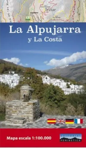 Mapa Alpujarra y la Costa Escala 1:100. 000