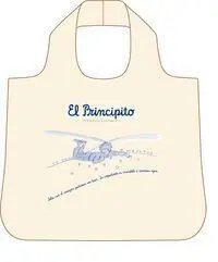 Bolsa Beige el Principito Solo con el Corazon Pode