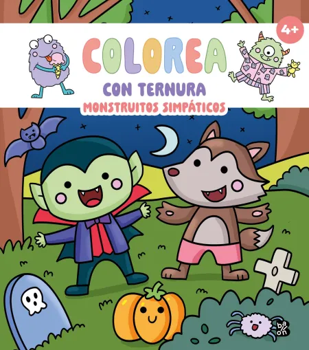 Colorea con Ternura Monstruos Simpaticos