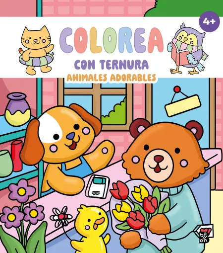 Colorea con Ternura Animales Adorables