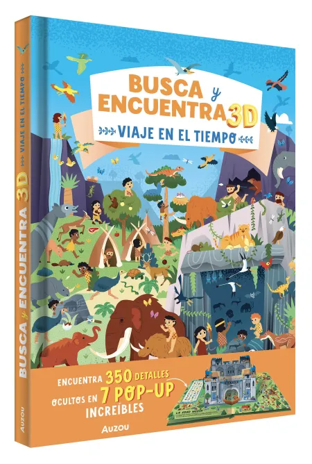 Busca y Encuentra 3D. Viaje en el Tiempo Pop-Up