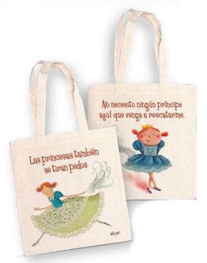 BOLSA TELA LAS PRINCESAS TAMBIEN SE TIRAN PEDOS