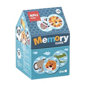 JUEGO MEMORY CASITA SAFARI CAJA 24 PIEZAS