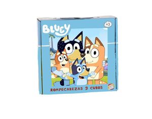 ROMPECABEZAS BLUEY 9 CUBOS