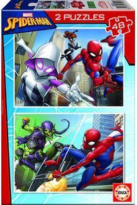 SPIDER-MAN PUZZLE 2X48 PIEZAS