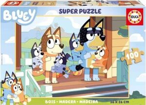 PUZZLE 100 PIEZAS BLUEY MADERA