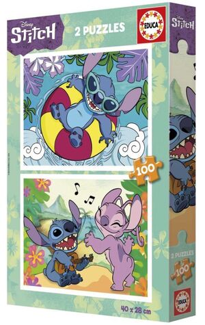 PUZZLE 2X100 PIEZAS STITCH