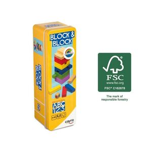 JUEGO DE MESA BLOCK & BLOCK METAL BOX
