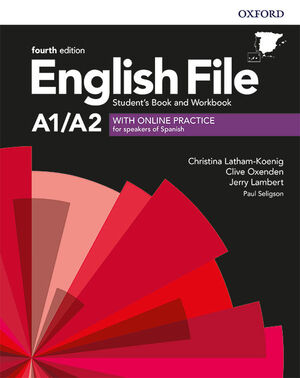 ENGLISH FILE A1/A2 SB+WB W/O KEY PK 4ED (ELEM)