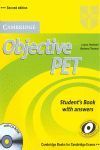 OBJECTIVE PET STUDENT'S BOOK WITH ANSWERS WITH CD-ROM 2ND EDITION