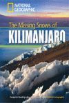 THE MISSING SNOWS OF KILIMANJARO. INTERMEDIATE 1300 HEADWORDS B1
