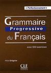 GRAMMAIRE PROGRESSIVE DU FRANÇAIS - LIVRE - CD AUDIO NIVEAU PERFECTIONNEMENT