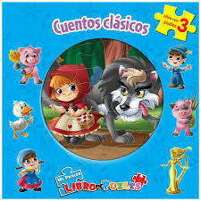 CUENTOS CLASICOS (LIBRO+3 PUZLES)