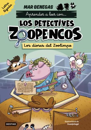 APRENDE A LEER CON... LOS DETECTIVES ZOOPENCOS LETRA LIGADA 2. LOS DIOSES DEL ZO