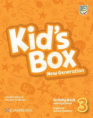 KID'S BOX NEW GENERATION ENGLISH FOR SPANISH SPEAKERS LEVEL 3 ACTIVITY BOOK WITH